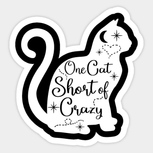 Cat Lover Crazy Cat Lady Funny Gift Idea Sticker